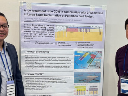 Mr. Nakanishi and Dr. Dong from the Port & Harbor Department Attend Deep Mixing 2024 Yokohama