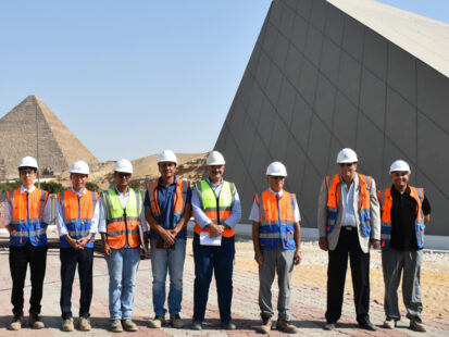 Ambassador Iwai of Japan to Egypt Inspects the Cairo Metro Line 4 Construction Site