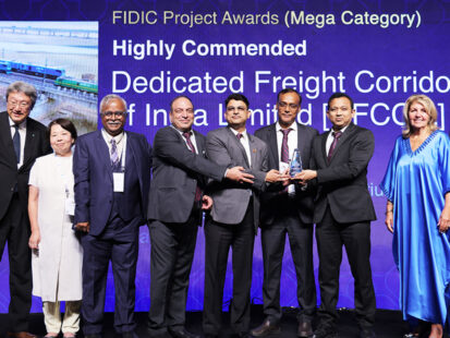 FIDIC Project Awards 2026　ナザブ空港改修事業・インド貨物専用鉄道事業・ナカラ港開発事業 3件同時受賞