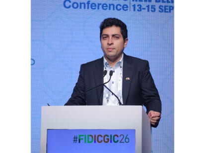 Nicolas Ortiz of the Architecture Department Speaks at the FIDIC Global Infrastructure Conference 2026 in New Delhi